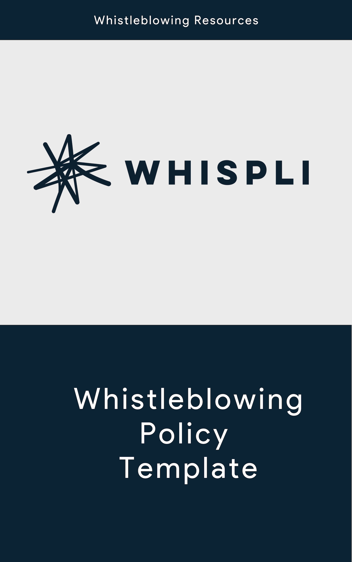 Whistleblowing Policy Template Whispli